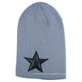 Hombre Unisex Soft Stretch de invierno de punto de doble capa Slouch Hip-Pop Star bordado gorro cálido Beanie Hat (HW136)